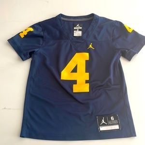 Kids Michigan Football Jersey #4